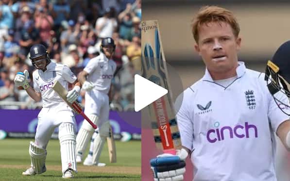 [Watch] Ollie Pope Roars In Joy As His Special Century Puts England In Boxing Seat On Day 1